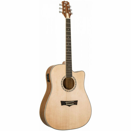 Электроакустическая гитара Peavey DW 2 CE бежевый, натуральный, размер 4, 4
