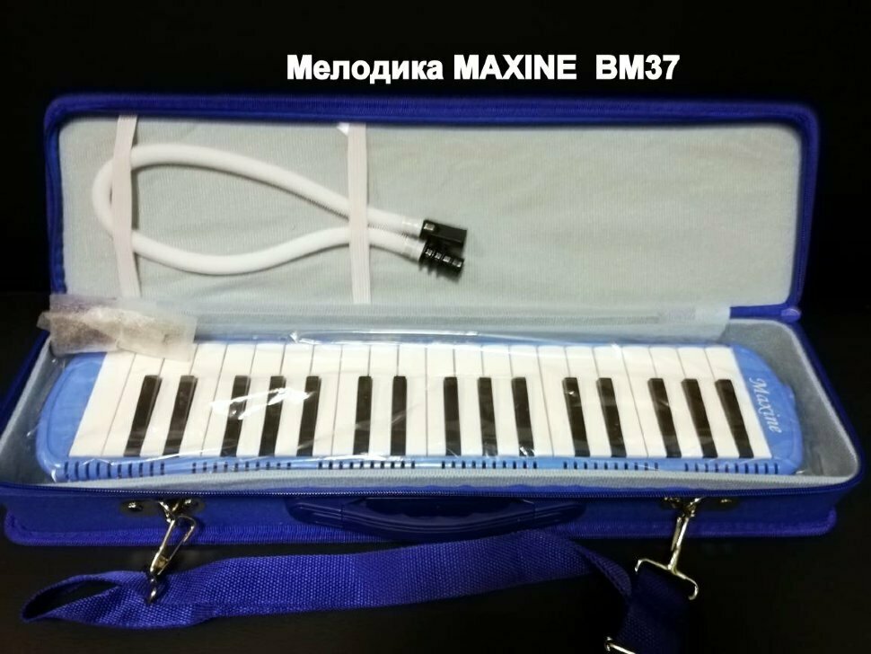 MAXINE BM37 мелодика F-C, 37 клавиш + гибкая трубка и кейс