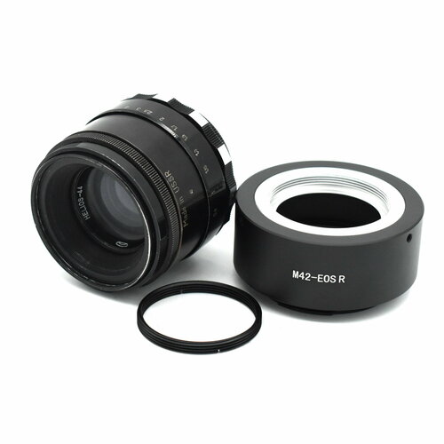 Советский мануальный объектив Гелиос-44 258 М39 зебра для Canon EOS R 642900₽