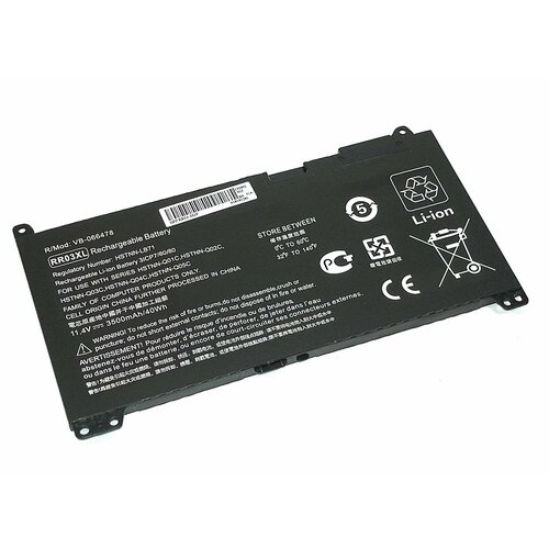 Аккумулятор для ноутбука HP G4 440 (RR03XL) 11.4V 3500mAh OEM аккумулятор акб аккумуляторная батарея rr03xl для ноутбука hp g4 440 11 4в 3500мач