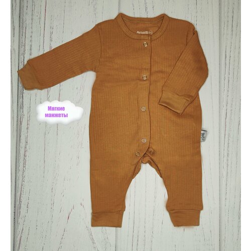 фото Комбинезон amelli, размер 74, коричневый