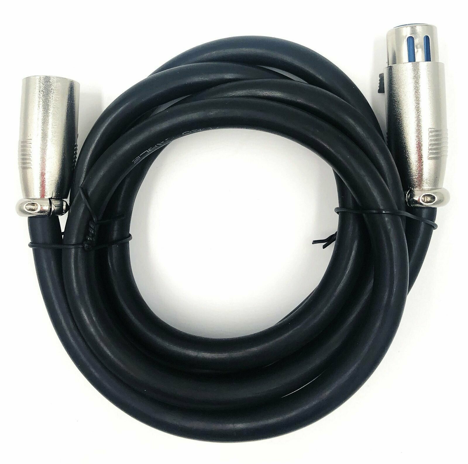 Кабель микрофонный XLR штекер - XLR гнездо (5 метров) — фото 1