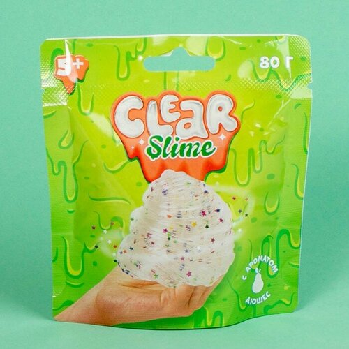 Игрушка Сlear-slime, в ассортименте, 80 г kawaii biscuit sweet slime charms kit cute diy filler resin decor add ins for clear fluffy cloud slime accessories 1 5 10pcs