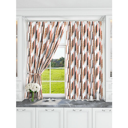 Шторы для кухни LeJoy Home из габардина 