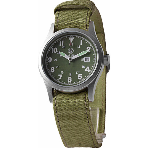 Наручные часы Smith & Wesson, зеленый фонарик smith and wesson 4 в 1 7155 military 97