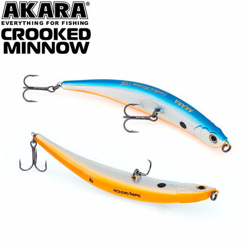 фото Воблер akara crooked minnow 110f 10 гр. (5/14 oz 4,3 in) a12