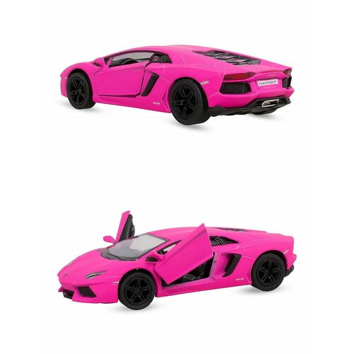 Kinsmart. Модель металлическая инерционная Lamborghini Aventador LP 700-4 1:38 (розовая)
