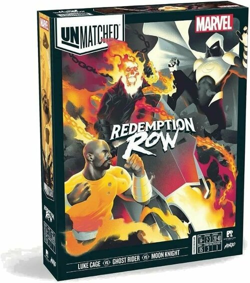 Настольная игра Restoration Games Unmatched Marvel Redemption Row