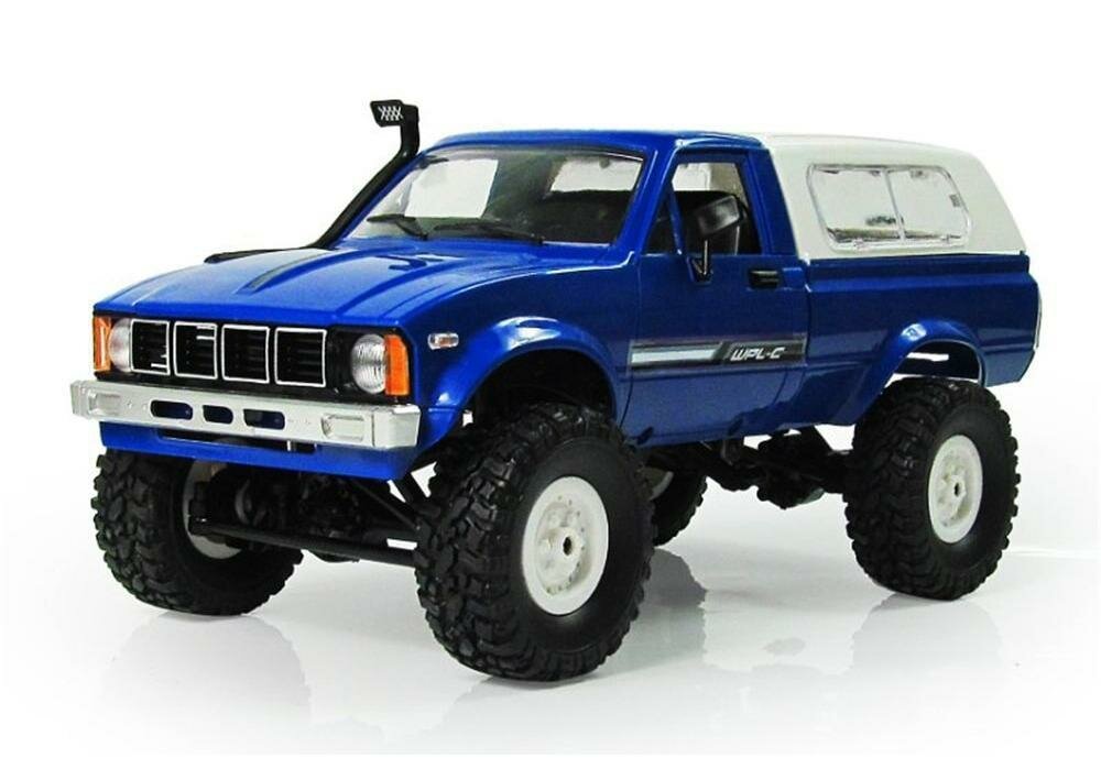 Конструктор для сборки Truck Buggy Crawler 4WD масштаб 1:16 2.4G - WPLC-24K-Blue