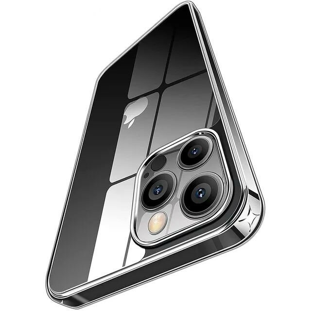 Чехол прозрачный с защитой камеры для Apple IPhone 15 Pro — фото 1