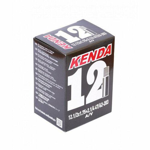 Камера велосипедная KENDA 12x1,75-2 1/4 , автониппель 35мм камера велосипедная kenda 29x1 90 2 35 автониппель 35мм