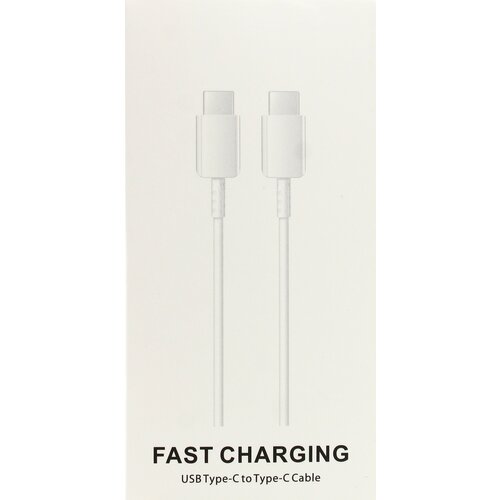 USB Кабель Power Delivery (Type-C - Type-C) 25W, упаковка - коробка, до 2A, Белый, 1 м.