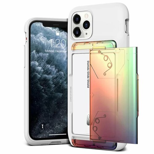 Чехол VRS Design Damda Glide Shield для iPhone 11 Pro Max White Orange - Purple 907687 чехол vrs design damda glide shield для iphone 11 pro white pink blue