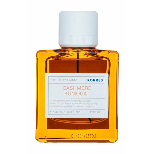 KORRES Cashmere Kumquat Eau de Toilette Туалетная вода жен, 50 мл korres midnight dalia eau de toilette туалетная вода жен 50 мл