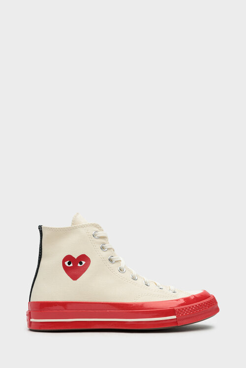 Кеды Comme des Garcons Play Chuck 70 Hi, размер 40, бежевый