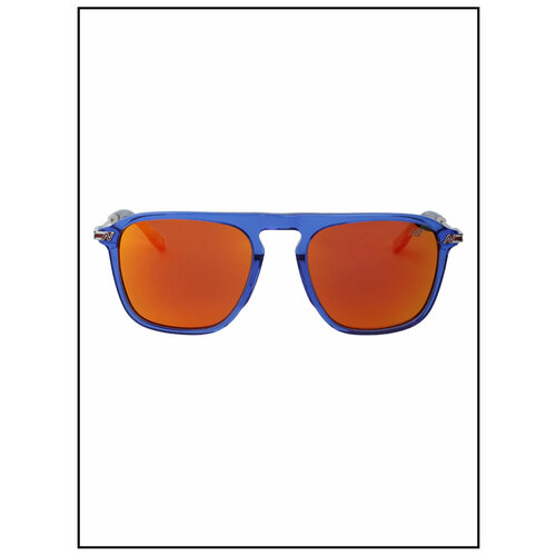 фото Солнцезащитные очки new balance, прямоугольные, поляризационные, для мужчин, синий