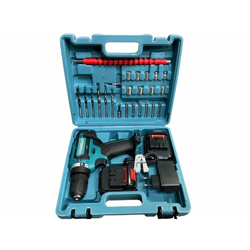 Шуруповерт Warsley 18v 38 Нм 2 АКБ с набором 481800₽