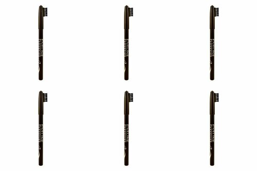 Eveline Cosmetics Контурный карандаш для бровей - BROWN серии eyebrow pencil, 6шт.