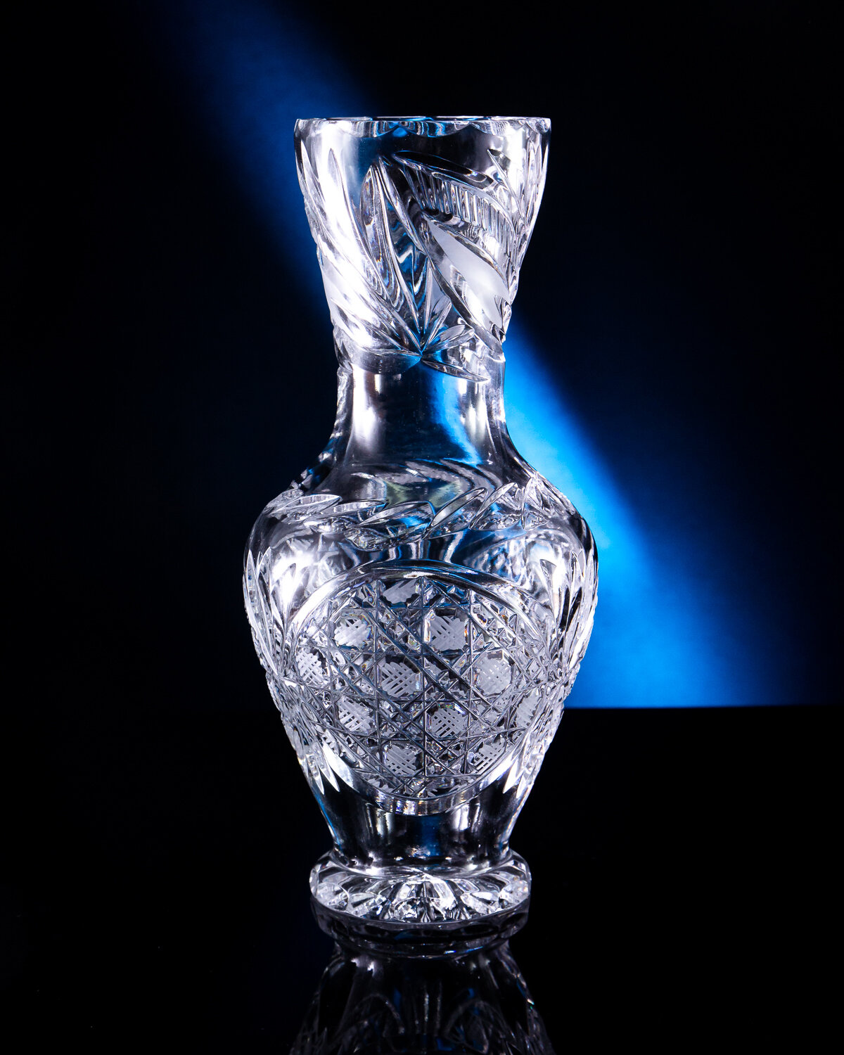 фото Ваза для цветов (Хрусталь) 100262 Бахметевский завод