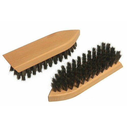 Щетка для обуви 14см дерево, натуральный волос, 79 пучков