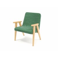 Дизайнерский стул кресло Soft Element Джек, мягкий, с подлокотниками, со спинкой, вельвет, зеленый, стиль скандинавский лофт, кухонный, в гостиную