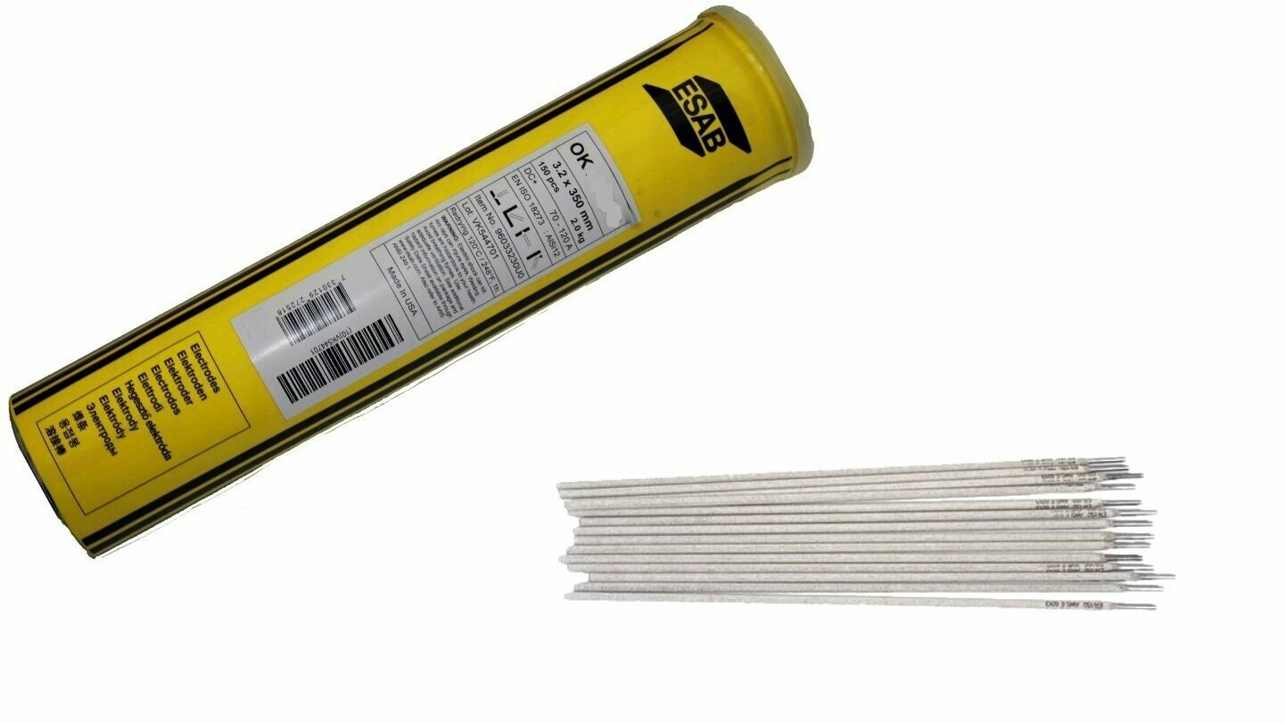 фото Электрод по алюминию OK ALSi12 диам. 3.2 mm ESAB (упаковка 5 электродов)