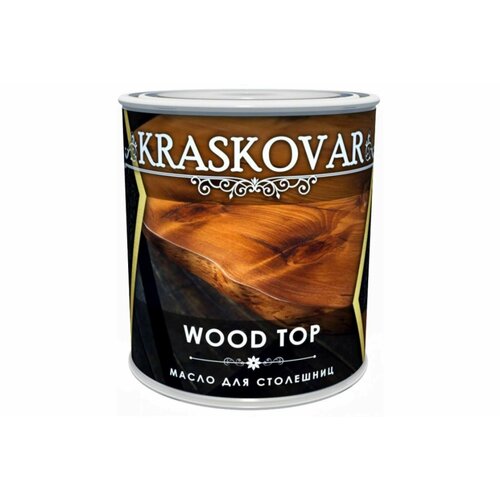 Масло для столешниц Kraskovar Wood Top орех 0,75 л 1367 масло для деревянной мебели орех 0 5 л