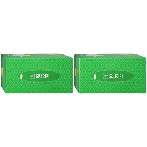 Monalisa Салфетки для лица Bellagio Green Tea, 210 шт, 2 уп.