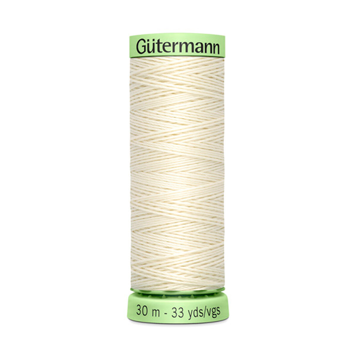 Нитки швейные Top Stitch 30/30 м для декоративной отстрочки, 100% полиэстер, Gutermann 744506 (001 молочный), 5 шт