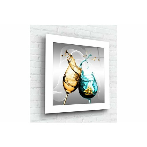 Картина на стекле ARTABOSKO Море в бокале 3 40x40 WBR-01-1203-03