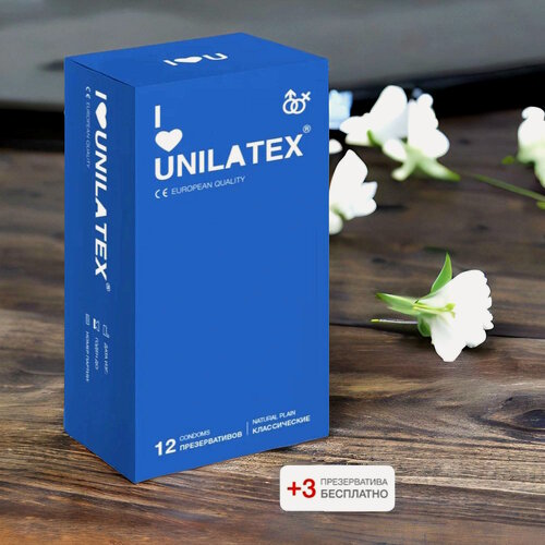 Изображение товара Презервативы Unilatex Natural Plain, 15 шт.