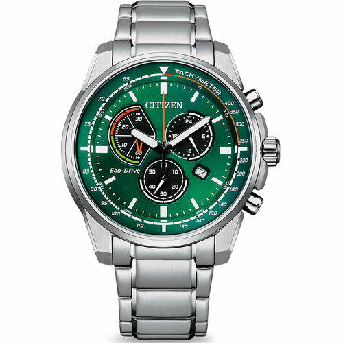 Наручные часы CITIZEN AT1190-87X, зеленый