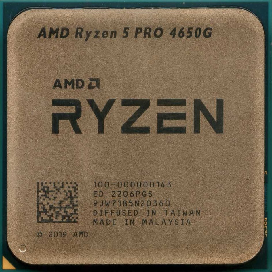 Процессор AMD Ryzen 5 PRO 4650G AM4 6 x 3700 МГц