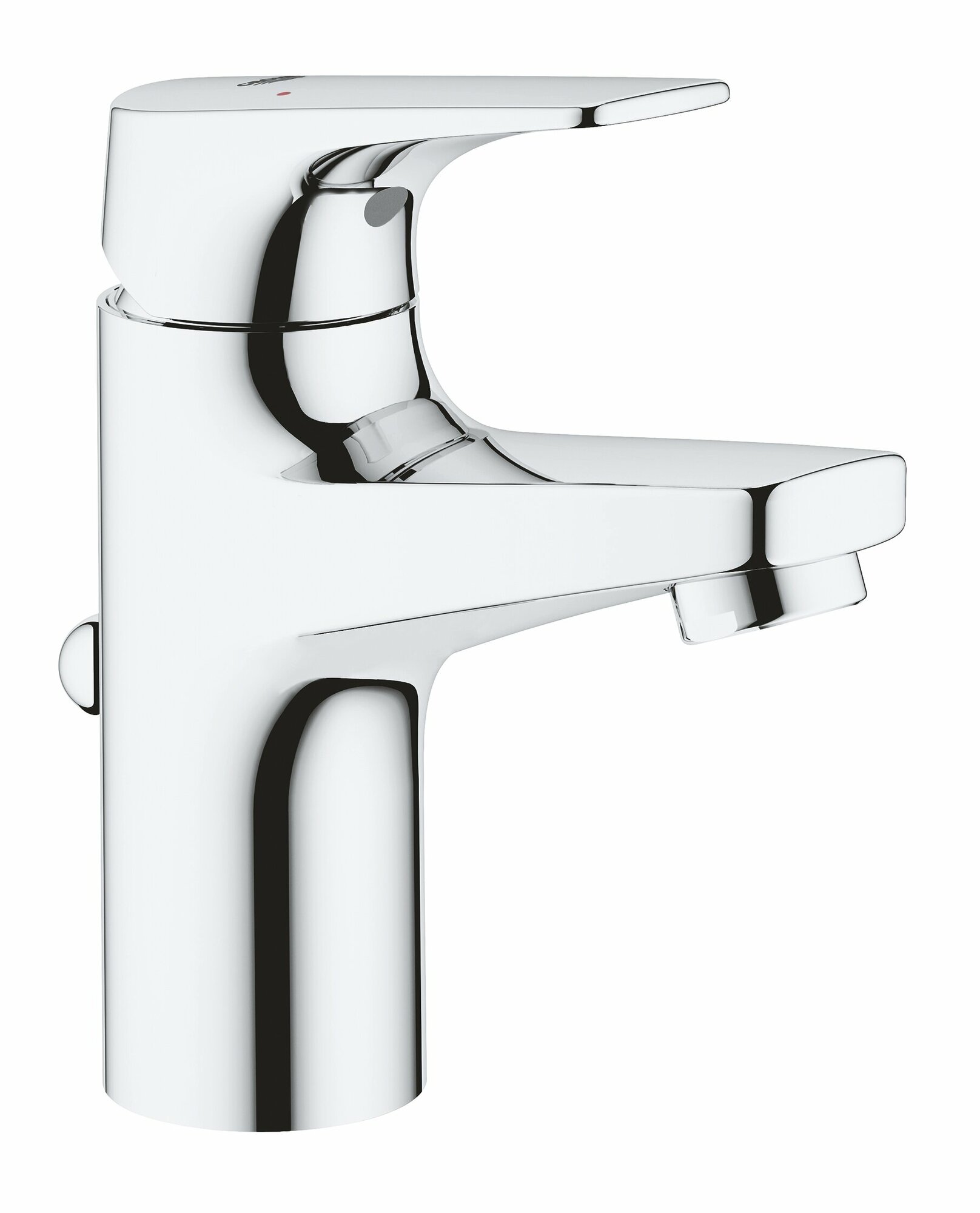 Смеситель для раковины Grohe BauFlow с донным клапаном, S-Size, хром (23751000)