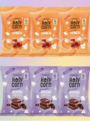 Попкорн Holy Corn "Двойной шоколад", "Нежная карамель", 20 гр - 6 шт