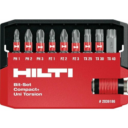 штатив pua 25 hilti Набор насадок (бит) HILTI S-BSC+ UNI 25/1 T