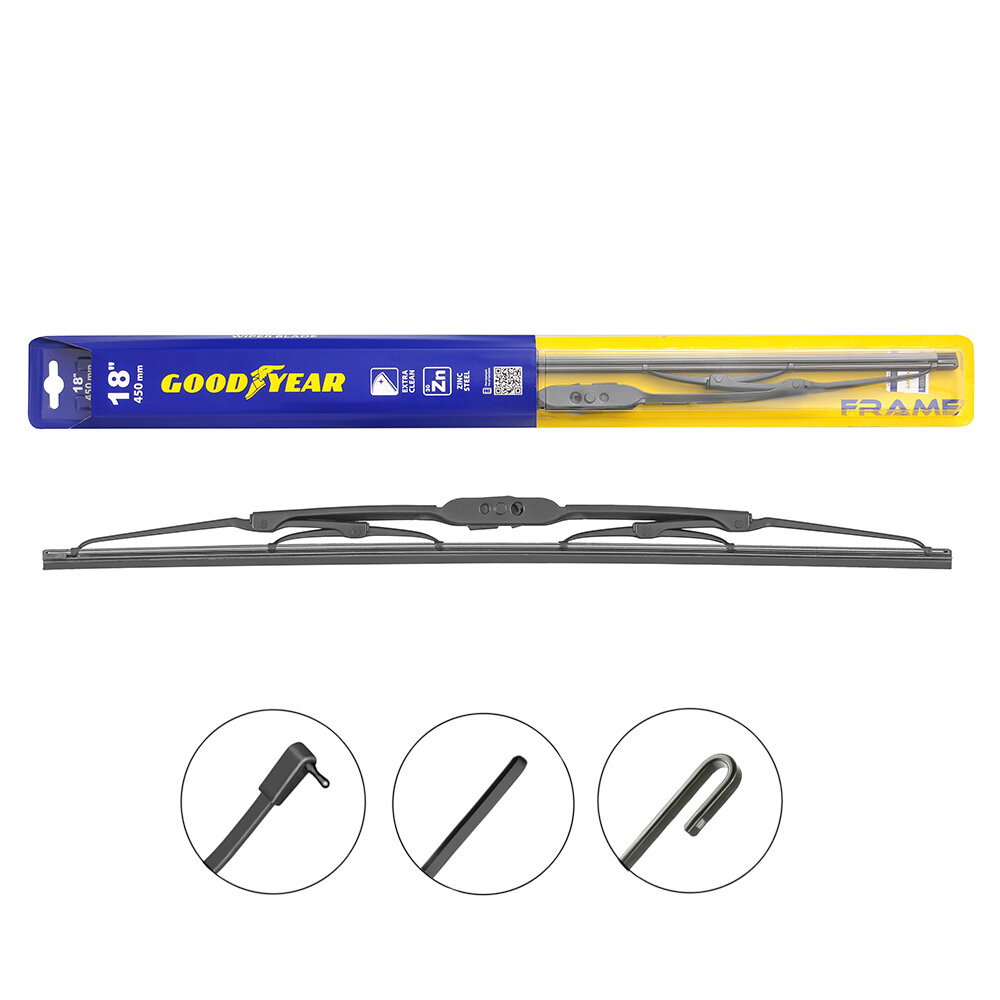 Щетка стеклоочистителя GOODYEAR FRAME GY000318 каркасная 450 мм