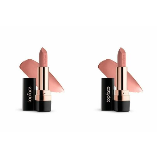 Topface Помада матовая устойчивая для губ Instyle Matte Lipstick, тон 18, 4 гр, 2 шт.