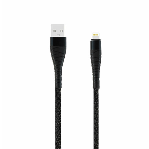 Кабель USB - 8 pin FaisON K-51 Mix, 1.0м, 2.4A, цвет: чёрный