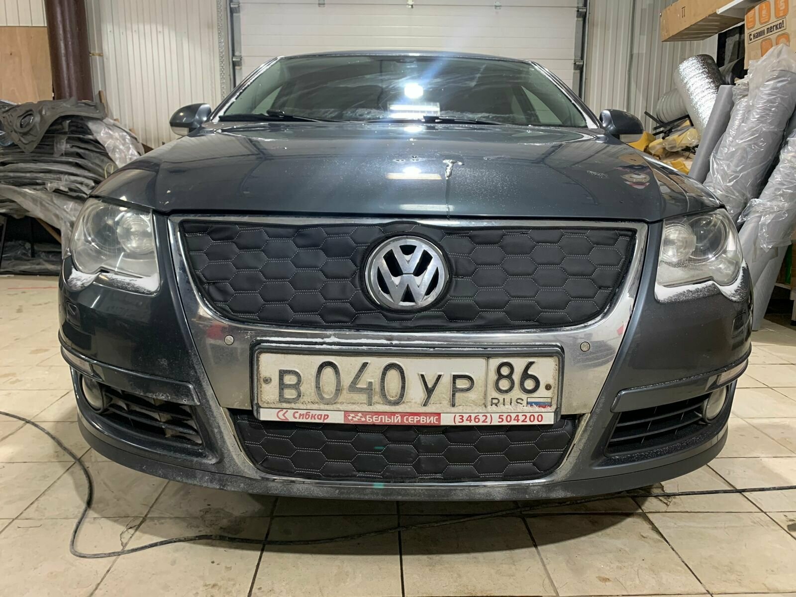 Утеплитель радиатора для Volkswagen Passat 2005- 2010 B6