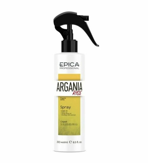 EPICA Argania Rise ORGANIC Спрей 250 мл для придания блеска волосам с комплексом масел 91378
