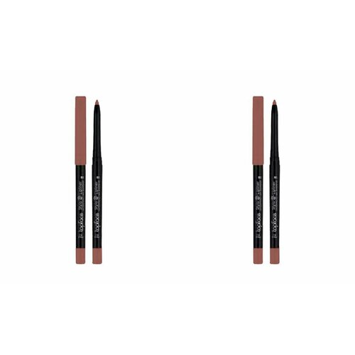 Topface Карандаш для губ водостойкий Stylo Lipliner, автоматический, тон 003, 1.1г, 2 шт.