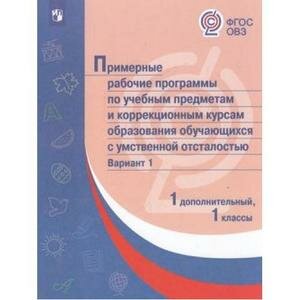 Примерные рабочие программы обучающихся с умственной отсталостью. Вариант 1. 1 дополнител., 1 классы - фото №3