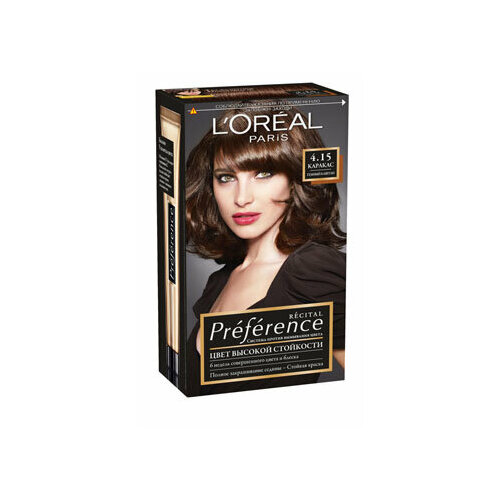 L'OREAL PARIS Preference Краска для волос 4.15 Каракас темный каштан