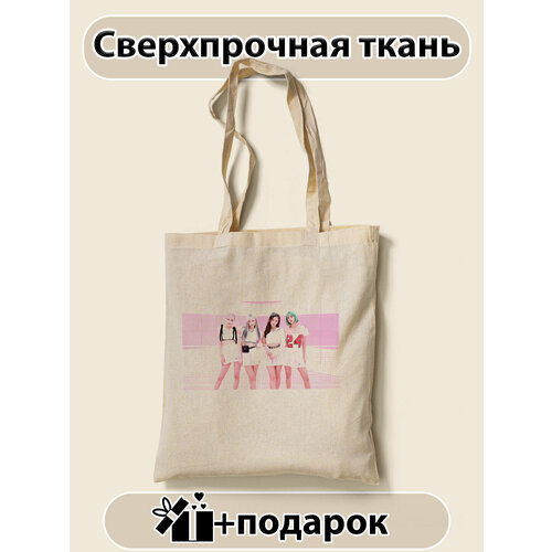 фото Сумка шоппер nakama, фактура тиснение, зернистая, белый, бежевый