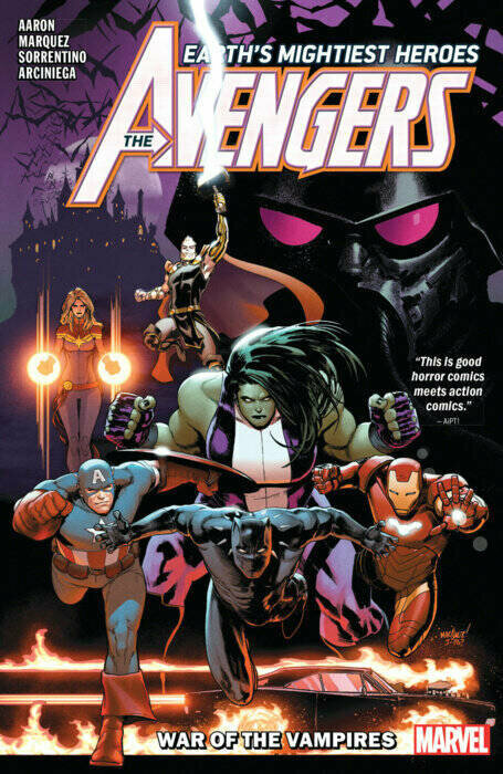 Jason Aaron. Avengers. Vol. 3: War of the Vampires (Jason Aaron) Мстители. Том 3: Война вампиров (Джейсон Аарон) / Книги на английском языке - фото №1