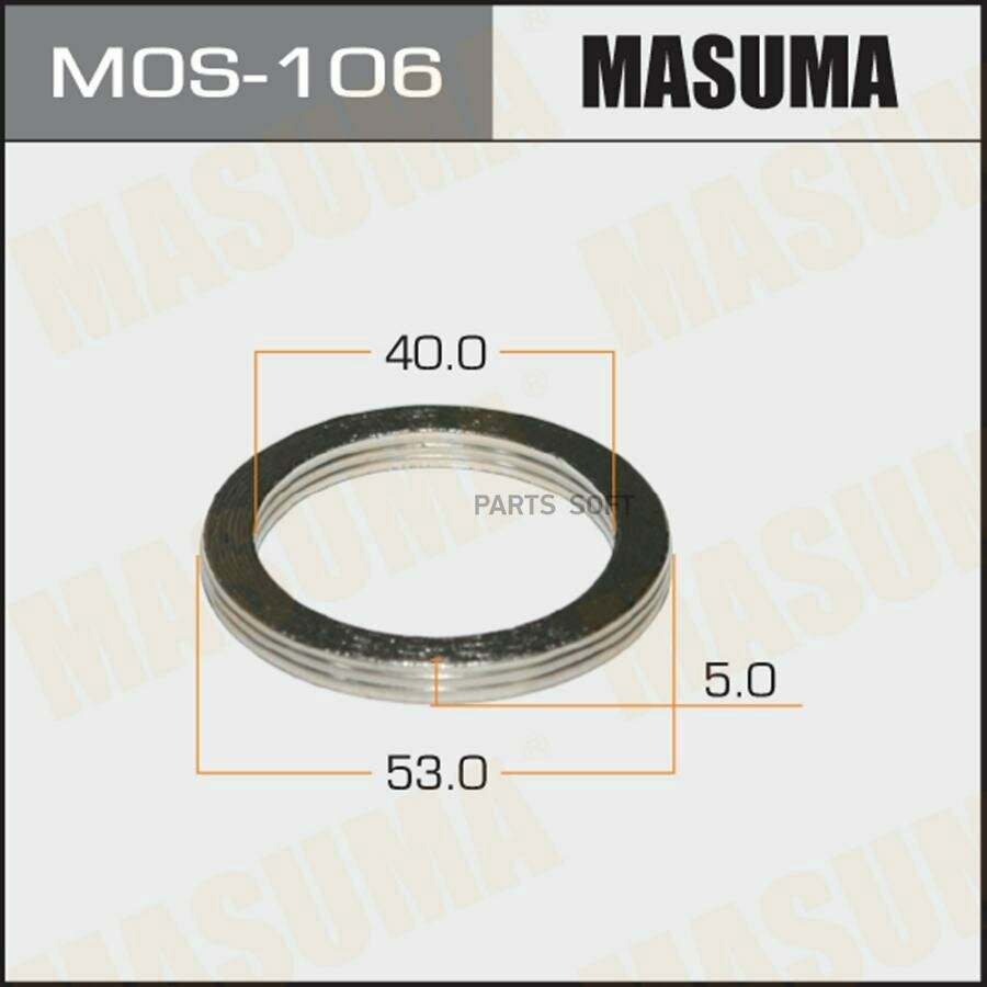 Кольцо Глушителя 40X53 Masuma Mos-106 Masuma арт. MOS106