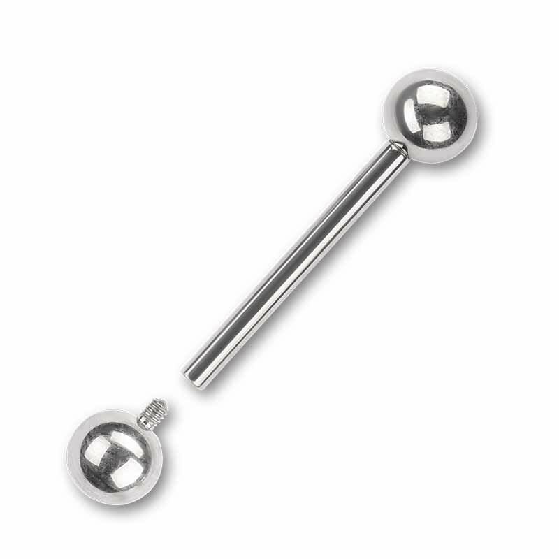Пирсинг HL  длина стержня 50 мм  серебряный