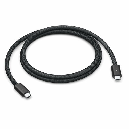 Кабель Apple Thunderbolt 4, USB-C, 1м, черный кабель apple usb c charge cable 1m mm093zm a