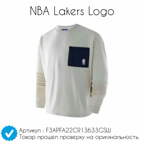 Свитшот  Lakers Logo, размер XL, желтый, белый